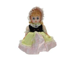 Madame Alexander Bo Peep Doll 8" 1970s Vintage Collectible Lace Dress